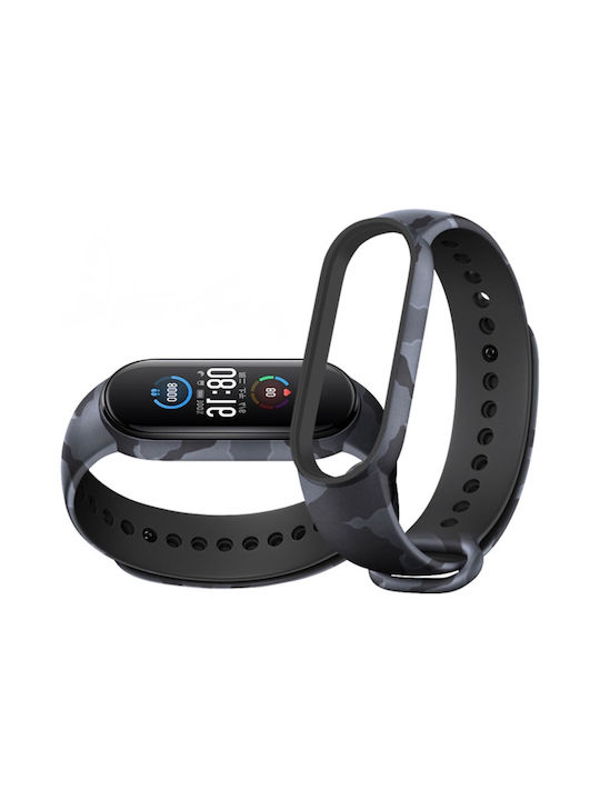 Armband Silikon mit Pin Camouflage (Mi Smart Band 5/Mi Smart Band 6)