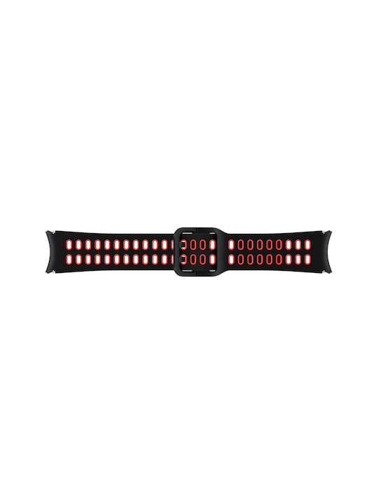 Samsung Strap Silicone Black (Galaxy Watch4/5/6/7/FE/4 Classic/6 Classic/5 Pro)