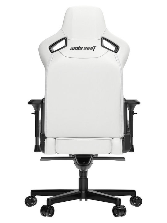Anda Seat AD12XL Kaiser II Καρέκλα Gaming Δερματίνης με Ρυθμιζόμενα Μπράτσα White
