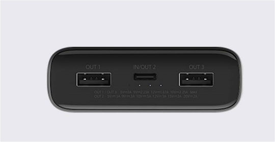 Xiaomi Mi BHR5121GL Power Bank 20000mAh 50W με 2 Θύρες USB-A και Θύρα USB-C Μαύρο