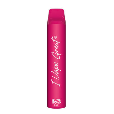 IVG Bar Plus Einweg E-Zigarette 800 Züge Beeren-Limonade-Eis 2ml 20mg Berry Lemonade Ice Rosa 1Stück