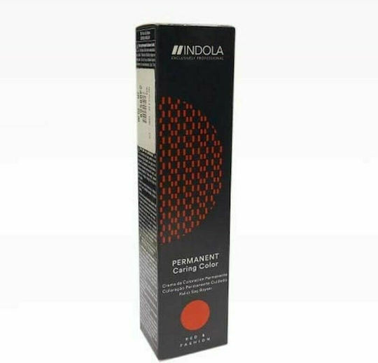 Indola Перманентна Грижеща Боя За Коса Red & Fashion 5.66x Светло Кестеняво Много Интензивно Червено 60мл