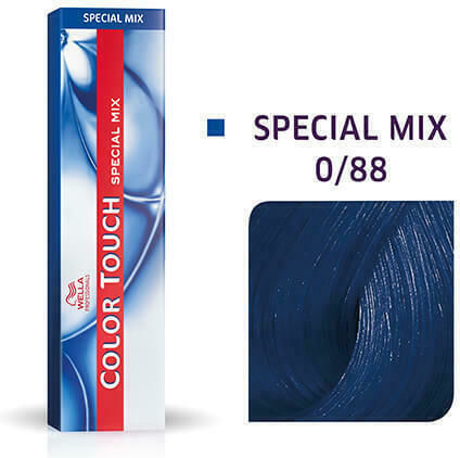 Wella Color Touch Special Mix Προσωρινή Βαφή Μαλλιών Χωρίς Αμμωνία 0/88 Μπλε 60ml