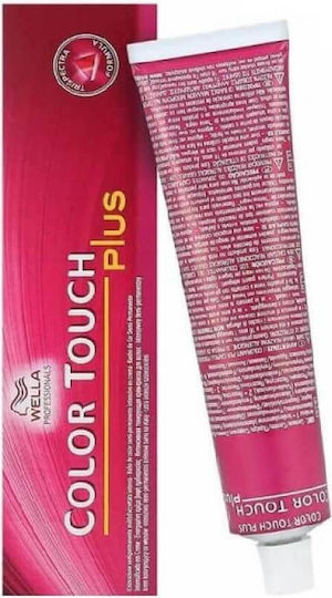 Wella Color Touch Plus Βαφή Μαλλιών 44/07 Καστανό Φυσικό Καφέ 60ml