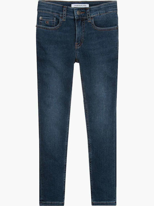 Calvin Klein Παιδικό Τζιν Παντελόνι Μπλε