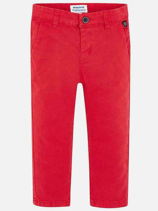 Mayoral Kids' Jeans Trousers Red