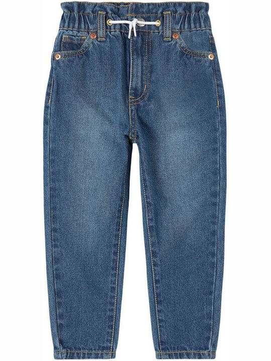 Levi's High Loose Taper Jeans Παιδικό Τζιν Παντελόνι Μπλε