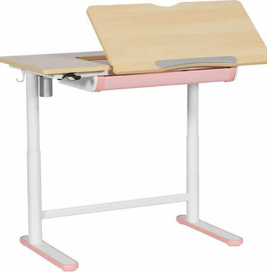 Action Kid Plus Kinder Schreibtisch Rosa 112x60x55-89cm