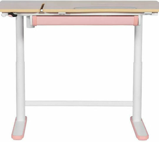 Action Kid Plus Kinder Schreibtisch Rosa 112x60x55-89cm