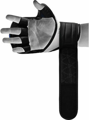RDX T6 MMA Handschuhe Leder Blau