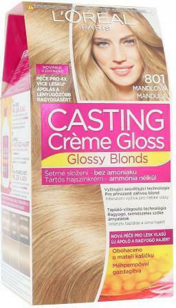 L'Oreal Paris Casting Creme Gloss Vopsea Temporară De Păr Fără Amoniac 801 Silky Blonde 48ml