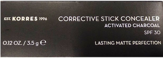 Korres Activated Charcoal Concealer Stick ACS3 3.5gr
