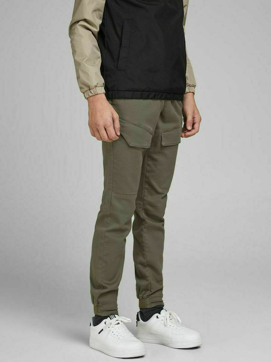 Jack & Jones Pantaloni cargo copii din material textil Verde