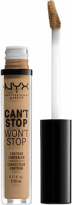 Nyx Professional Makeup Can't Stop Won't Stop Contour Lichid Corector 15 Caramel 3.5ml