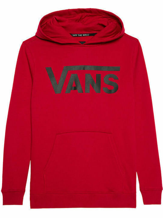 Kids Sweatshirt with Hood and Pockets Red Classic V II Hoodie Boys