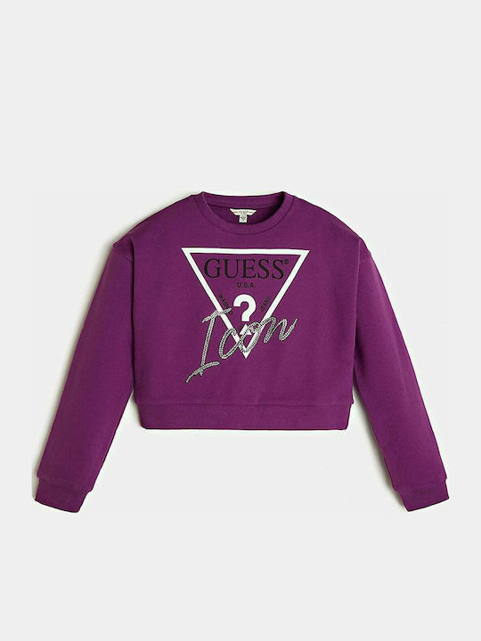 Kinder-Sweatshirt Lila Icon