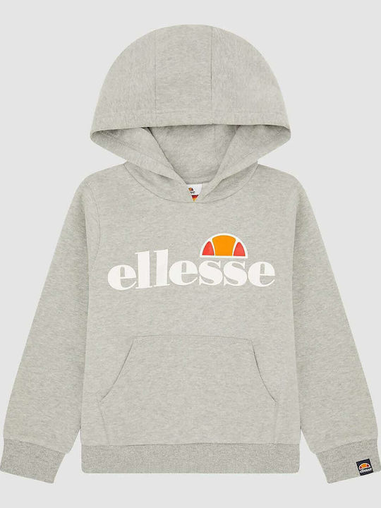 Fleece Kids Sweatshirt with Hood and Pockets Gray Jero Oh