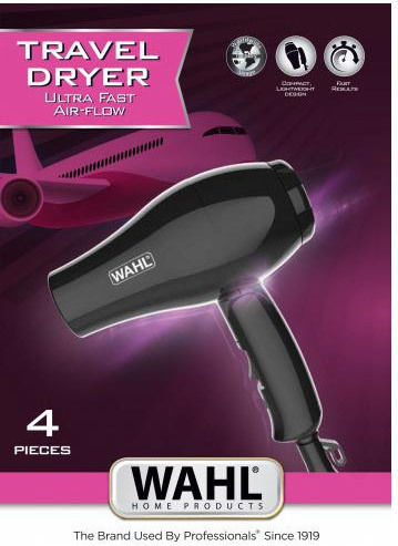 Wahl Professional Travel Hair Dryer with Diffuser 1000W 30332