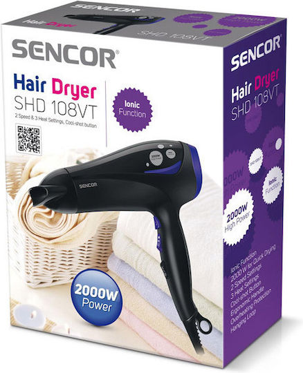 Sencor Πιστολάκι Μαλλιών με Φυσούνα 2000W