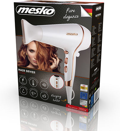 Mesko Hair Dryer Πιστολάκι Μαλλιών Turbo 2100W