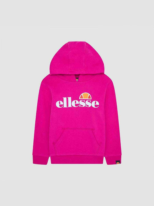 Ellesse Kids Sweatshirt with Hood and Pocket Pink Isobel