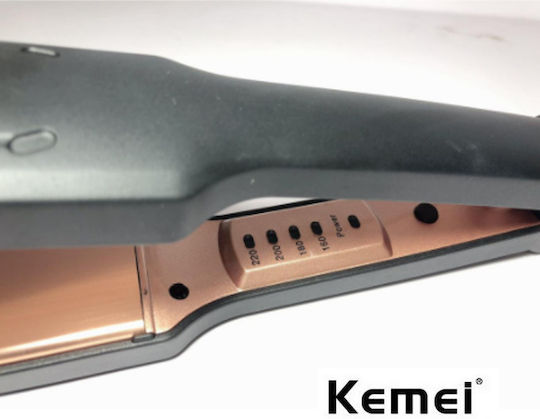 Kemei KM-470 Haarglätter mit Keramikplatten 35W