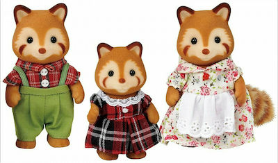 Epoch Toys Miniatur-Spielzeug Red Panda Family Sylvanianische Familien für 3+ Jahre (Verschiedene Designs/Sortimente von Designs) 1 Stk