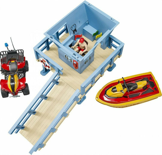 Bruder Life Guard Station with Quad and Personal Water Craft