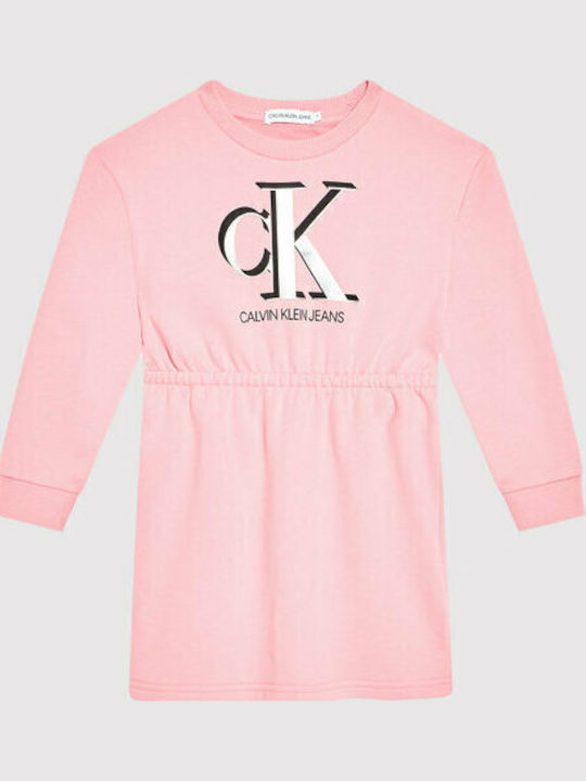 Children's Dress Sweatshirt Long Sleeve Pink