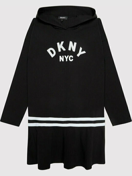 Kinderkleid Langärmelig Schwarz