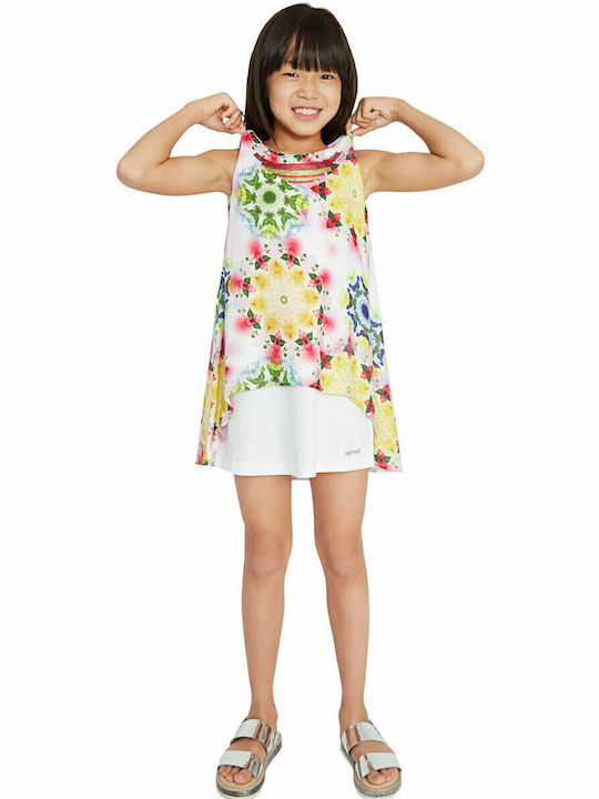Dire Children's Dress Sleeveless White