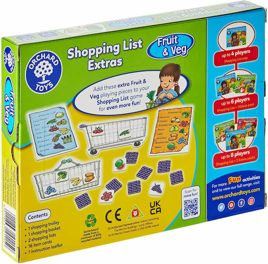 Επιτραπέζιο Παιχνίδι Shopping List Extras Fruit & Veg για 6 Παίκτες 3+ Ετών (EN) Orchard