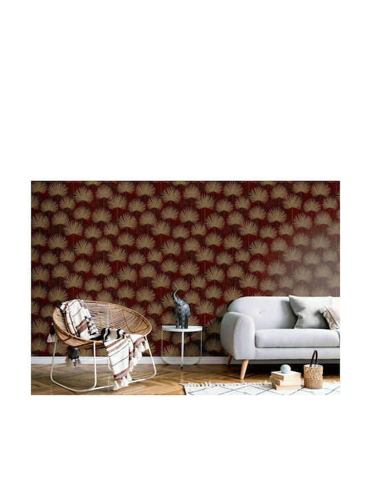 Wallpaper Red / Brown L1005xW53cm