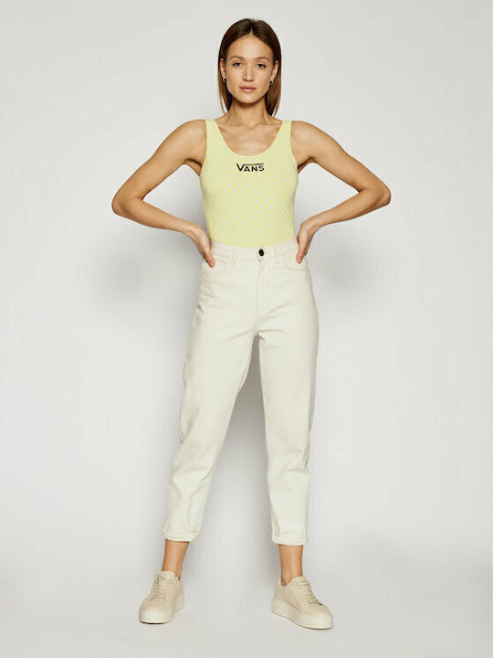 Sleeveless Bodysuit Quantum Slim Fit Yellow