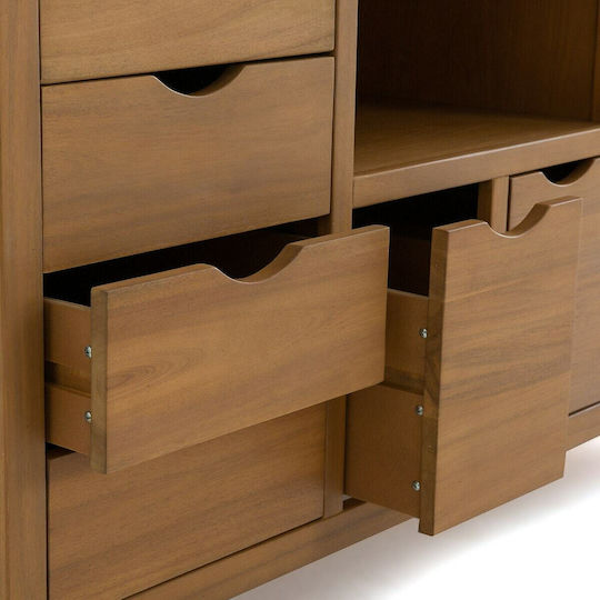 La Redoute Interieurs Sedna Πάγκος χωρίς Νιπτήρα Μ130xΒ50xΥ76cm Καφέ