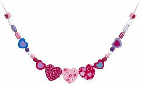 Melissa & Doug Κοσμήματα Sweet Hearts Wooden Bead Set για Παιδιά 4+ Ετών