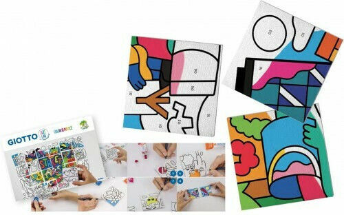Giotto Ζωγραφική Σετ Δημιουργίας Lab Color & Puzzle για Παιδιά 8+ Ετών 46τμχ