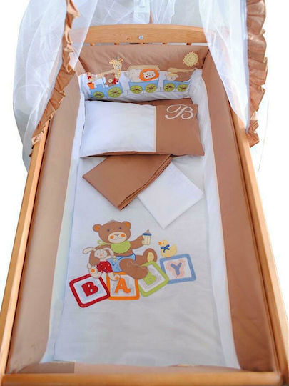 Beboulino Λίκνο Baby Bear με Στρώμα Beboulino Λίκνο Baby Bear με Στρώμα