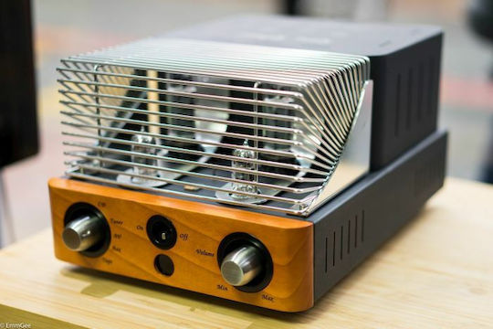 Unison Research Simply Italy Λαμπάτος Ολοκληρωμένος Ενισχυτής Hi-Fi Stereo Κερασιά / Μαύρος