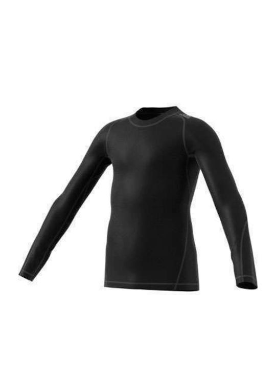 Alphaskin Kids Thermal Shirt Black