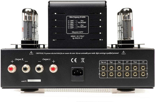 Unison Research S6 Λαμπάτος Ολοκληρωμένος Ενισχυτής Hi-Fi Stereo Κερασιά / Μαύρος