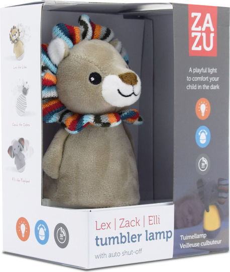 Zazu Nursery Night Light Lex Lion USB Beige with Sensor