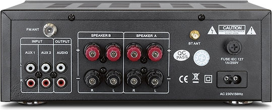 Dynavox VT-80 MK Ολοκληρωμένος Ενισχυτής Hi-Fi Stereo 160W/4Ω 207679 Ασημί