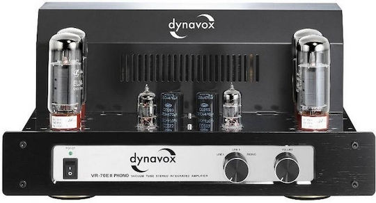 Dynavox VR-70E II Tube Integrated Hi-Fi Amplifier Stereo Black