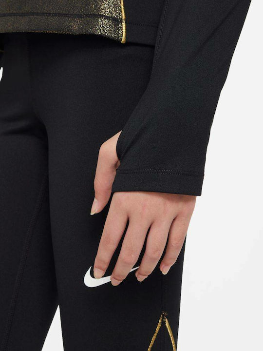 Pro Warm Παιδική Ισοθερμική Μπλούζα Dri-Fit Μαύρη