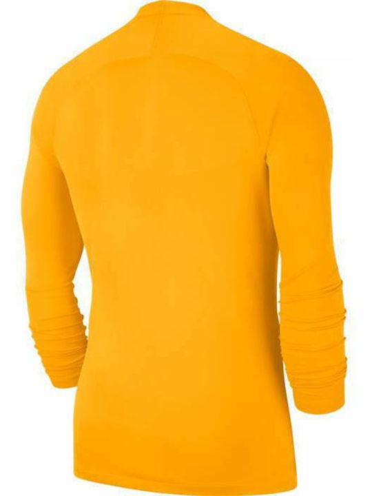 Nike Παιδική Ισοθερμική Μπλούζα για Αγόρι Κίτρινη Dry Park First Layer
