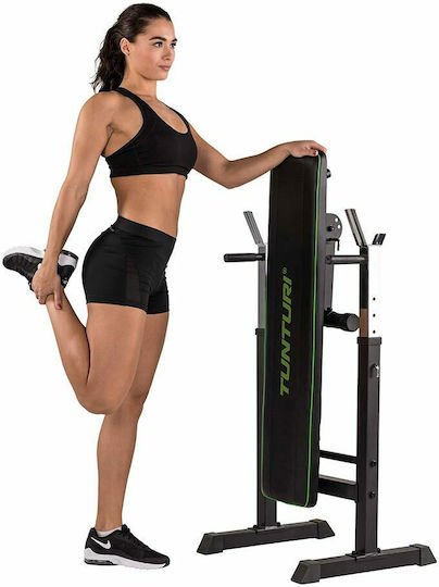 Tunturi WB20 Trainingsbänke Horizontal Trainingsbank für Unterleib mit Ständern