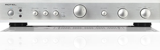 Rotel A10 Ολοκληρωμένος Ενισχυτής Hi-Fi Stereo 40W/8Ω Ασημί