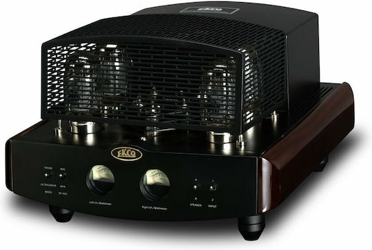 Ekco EV55ST Тръба Усилвател на мощност Hi-Fi усилвател Stereo Черен