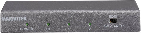 Marmitek Split 612 UHD 2.0 1 είσοδος/2 έξοδοι HDMI Splitter